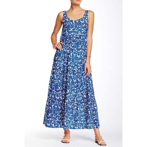 lucky brand blue dress